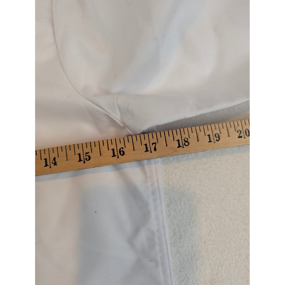 Lands End Boys White Long Sleeve Button Down Shirt School Uniform Size 12 - Picture 4 of 9